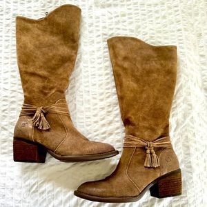 Born Brown Tall Boots Sz 8.5